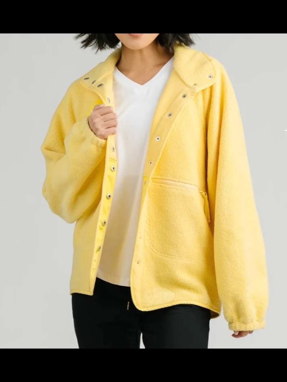 ZYIA Soft Yellow Fleece Heidi Jacket